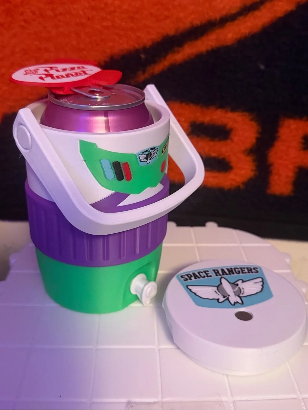 Custom Design - Toy Story Buzzlight Year Cooler Can Holder 12 oz by 3d print